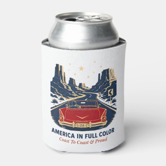 アメリカ フルカラー 缶クーラー (缶正面)