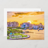 アメリカ,フロリダ州,美しいサラソダ ポストカード (正面/裏面)