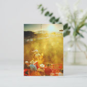 アメリカ、ブルライダーとカウボーイズの高眼差し ポストカード (スタンド正面)