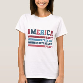 アメリカ・ブレイブ・フリーダム・インディペンデンス党 Tシャツ