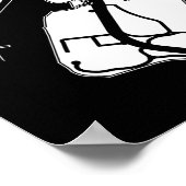 アメリカ ブロンクス区の地図 ポスター (角)