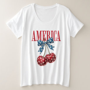 アメリカ プラスサイズTシャツ