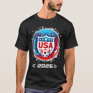 アメリカ プレーヤー 2026チーム 男子 少年 ユース アメリカ 2026 金曜日 Tシャツ