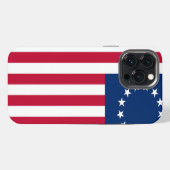 アメリカ・ベッツィロス国旗 iPhoneケース (裏面横)