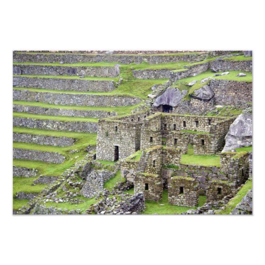 アメリカ、ペルー、マチュウPIcchu。古代2 フォトプリント (正面)