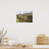 アメリカ、ペルー、マチュウPIcchu。古代 ポスター (キッチン)