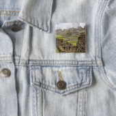 アメリカ、ペルー、マチュピチュ。古代 缶バッジ (インサイチュ)