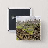 アメリカ、ペルー、マチュピチュ。古代 缶バッジ (正面&裏面)