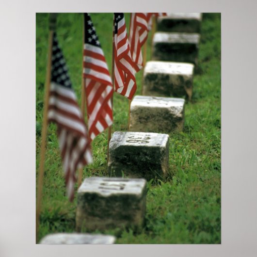 アメリカ、ペンシルバニア、ゲチスバーグ。内戦 ポスター (正面)