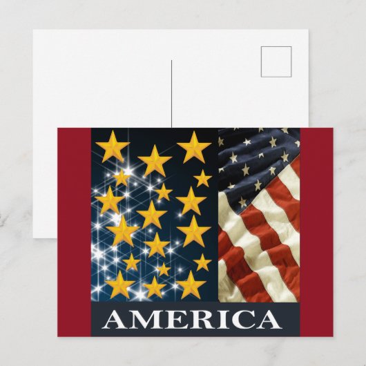 アメリカ ポストカード (正面/裏面)