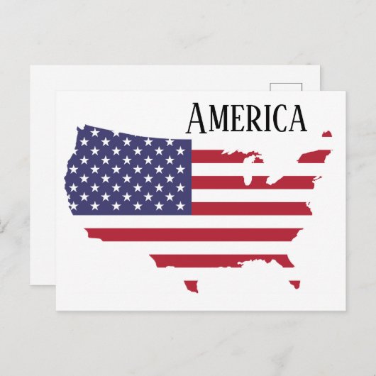 アメリカ ポストカード (正面/裏面)