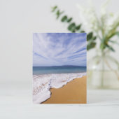 アメリカ、マウイ、ワイレア、サーフィンと海岸線 ポストカード (スタンド正面)