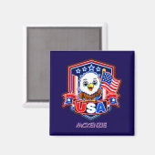 アメリカ マグネット (正面/裏面)