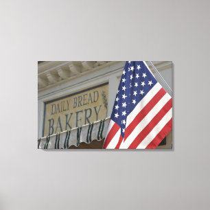 アメリカ；マサチューセッツ州；ストックブリッジ；デイリーパン キャンバスプリント