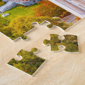 アメリカ，マサチューセッツ州，ボストン上空の夕日 ジグソーパズル (側面)