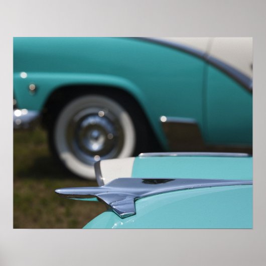 アメリカ、マサチューセッツ、グロスター。1950年代フォード ポスター (正面)