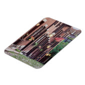 アメリカ、マサチューセッツ、ボストン、アコーンに沿った家 マグネット (左側)