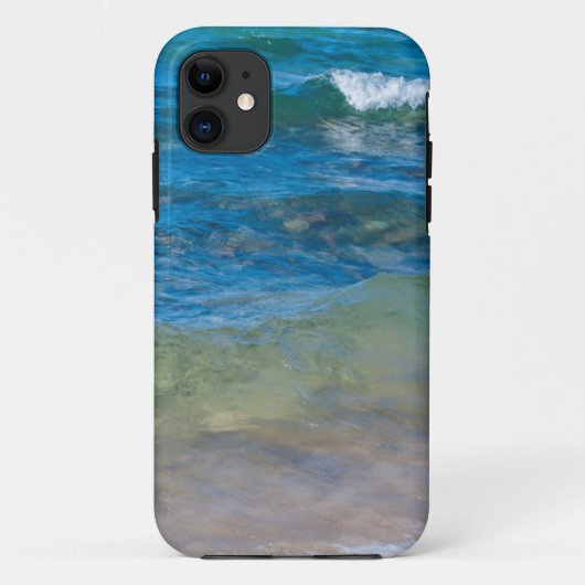 アメリカ ミシガン州 スペリオル湖の澄んだ水 Case-Mate iPhoneケース (裏面)