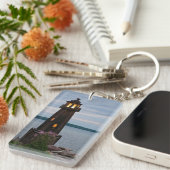 アメリカ ミシガン州 ヤード装飾灯台 キーホルダー (正面右)