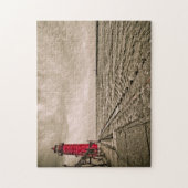 アメリカ、ミシガン、グランドヘブンライトハウス ジグソーパズル (縦)