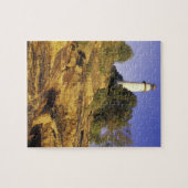 アメリカ、ミシガン、フロン湖。ポントオーバルク ジグソーパズル (横)