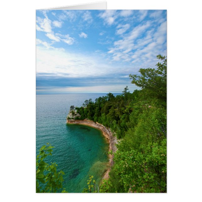 アメリカ、ミシガン。マイナーの城の岩の形成3 (正面)