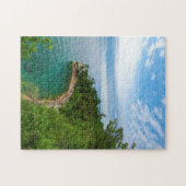 アメリカ、ミシガン。マイナーの城の岩の形成3 ジグソーパズル (横)