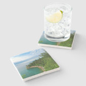 アメリカ、ミシガン。マイナーの城の岩の形成3 ストーンコースター (横)