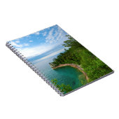 アメリカ、ミシガン。マイナーの城の岩の形成3 ノートブック (右側)