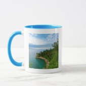 アメリカ、ミシガン。マイナーの城の岩の形成3 マグカップ (左)