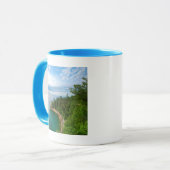 アメリカ、ミシガン。マイナーの城の岩の形成3 マグカップ (正面左)