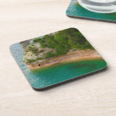 アメリカ、ミシガン。マイナー城岩層 コースター (左側)