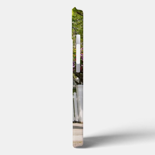 アメリカ、ミシガン、マッキナック島。イエローバイク Case-Mate iPhoneケース (裏面 / 左)