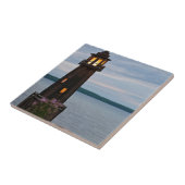 アメリカ、ミシガン。ヤード装飾灯台 タイル (側面)