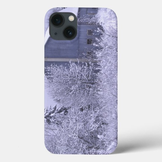 アメリカ、ミシガン、ロチェスターヒルズスノービーブルー Case-Mate iPhoneケース (裏面)