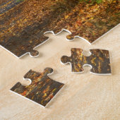 アメリカ、ミシガン、上半島。道路から ジグソーパズル (側面)