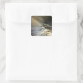 アメリカ、ミシガン、上部半島。日の出 スクエアシール (バッグ)