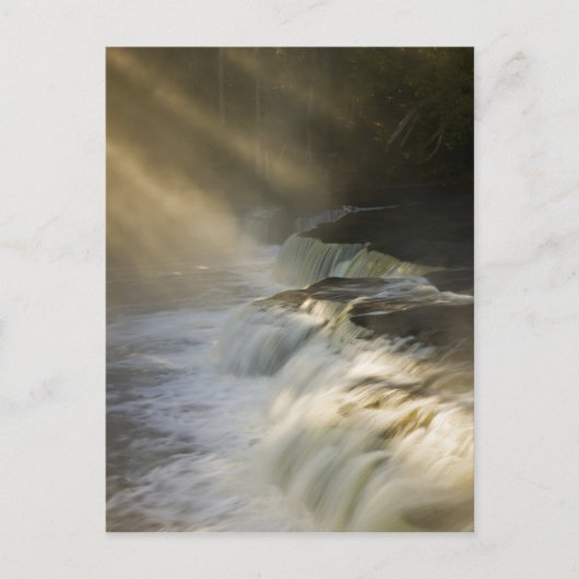 アメリカ、ミシガン、上部半島。日の出 ポストカード (正面)