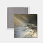 アメリカ、ミシガン、上部半島。日の出 マグネット (正面/裏面)