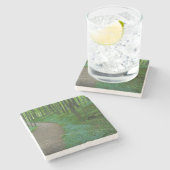 アメリカ、ミシガン。鉱夫の滝 ストーンコースター (横)