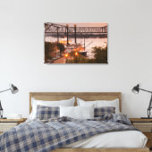 アメリカ、ミシシッピ、ナチェズ。ナチェズアンダーザ キャンバスプリント (インサイチュ (寝室))