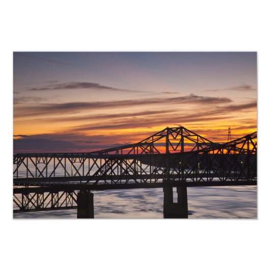 アメリカ、ミシシッピ、ビックスバーグ。I-20ハイウェイ フォトプリント            (正面)