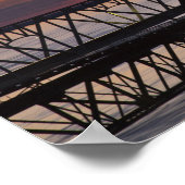 アメリカ、ミシシッピ、ビックスバーグ。I-20ハイウェイ ポスター (角)