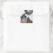 アメリカ、ミズーリ、ハーマン:愛国的なバードハウス、 スクエアシール (バッグ)