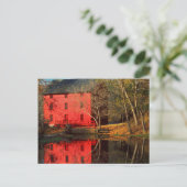 アメリカ、ミズーリ、路地ミルアットアリー春オザーク ポストカード (スタンド正面)