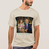 アメリカ、ミッシェル、素晴らしバラクを作り上げた Tシャツ (正面)