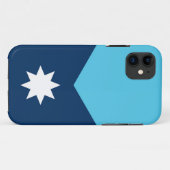 アメリカ ミネソタ州 新旗 シンボル Case-Mate iPhoneケース (裏面(横))