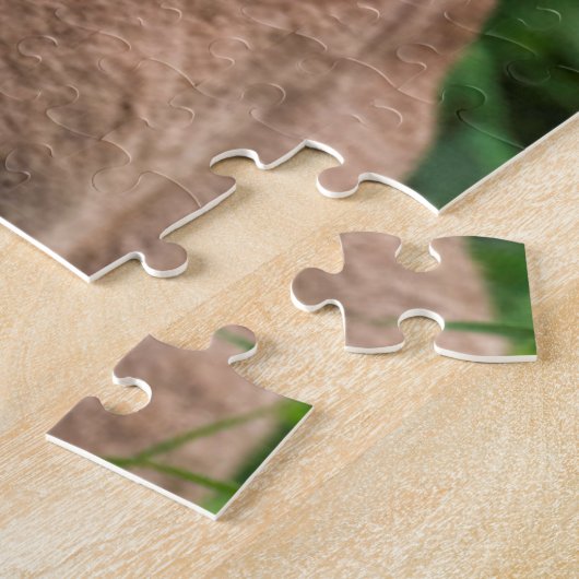 アメリカ、ミネソタ、サンドストーン、ミネソタ野生生物 ジグソーパズル (側面)