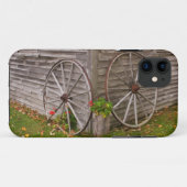 アメリカ、メイン州。荷車の車輪 Case-Mate iPhoneケース (裏面(横))