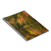 アメリカ；メイン、アカディアNP.秋反射 ノートブック (右側)